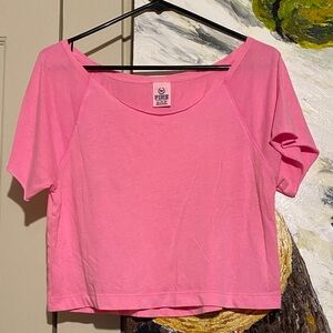 VS Pink Cropped Shirt